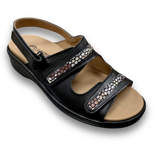 Sandalia NAPA-ARES Negro-Marron Hades