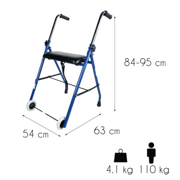 Andador con asiento EMÉRITA