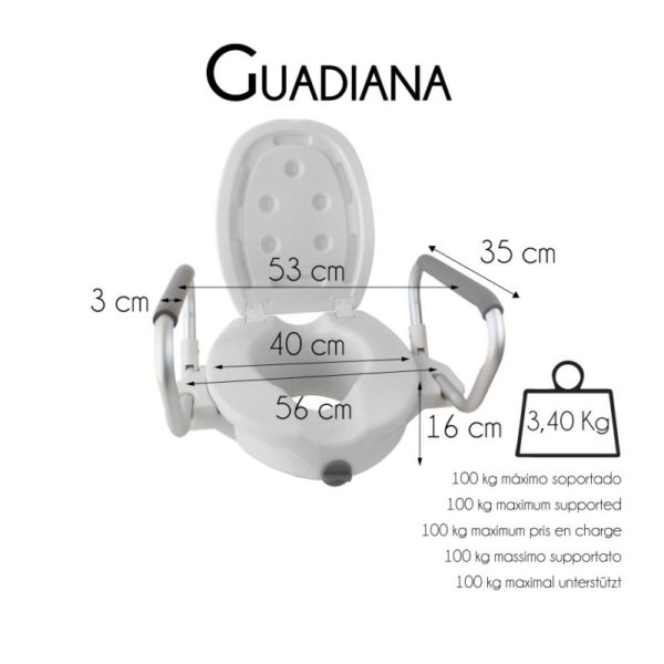 Elevador WC 10cm GUADIANA